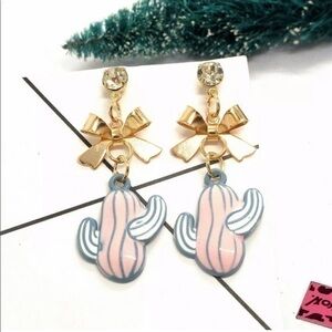 New cute Cactus earrings G4